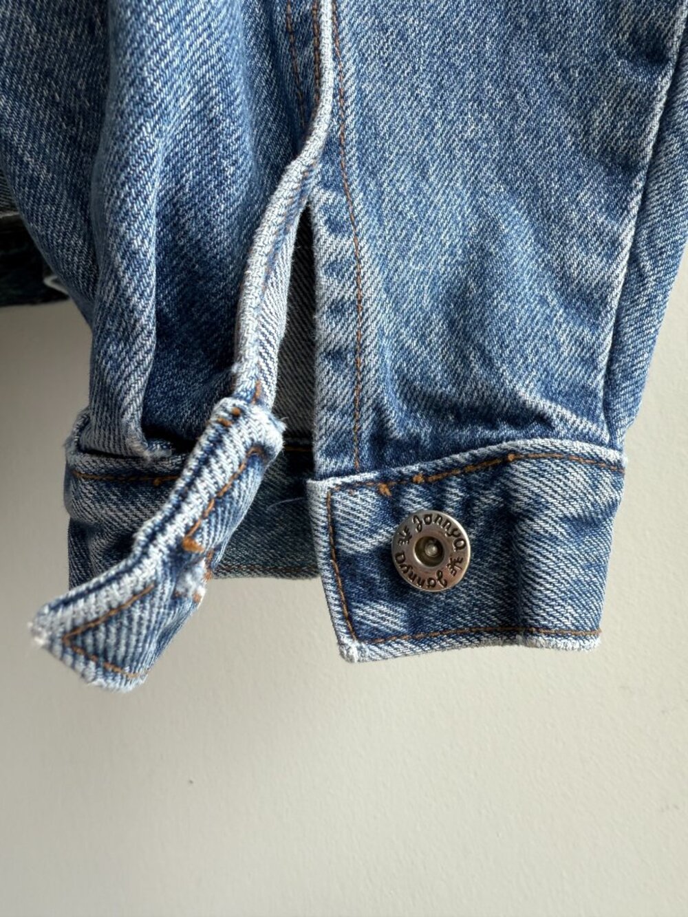 Jonny Q Vintage Denim Trucker Jacket Blue 100% Cotton XL - Picture 5 of 9
